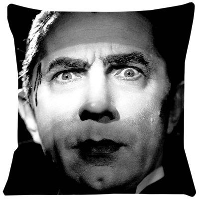 Decoración de Hogar, funda de cojín - Dracula. Terror Bela Lugosi, Halloween